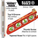 Klein Tools 935AB4V ACCU-BEND Level, 4 Vial - 6