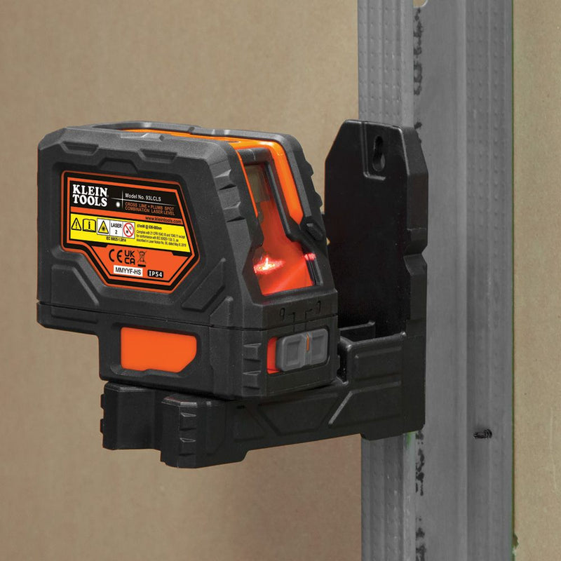 Klein 93LCLS Laser Level, Self-Leveling Cross-Line Level with Plumb Spot - 14