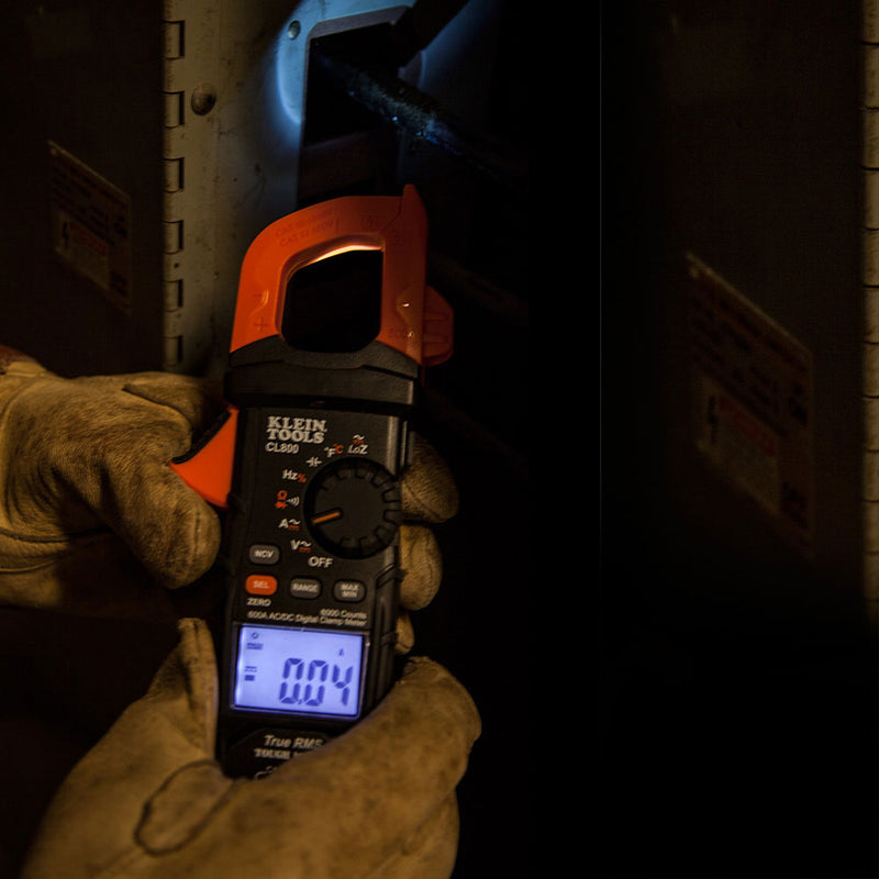 Klein Tools CL800 Digital Clamp Meter AC/DC Auto-Ranging - 7