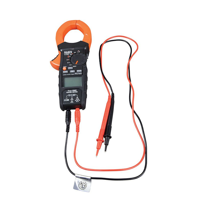 Klein CL900 Digital Clamp Meter, AC Auto-Range TRMS, Low Impedance (LoZ), 2000 Amp - 7