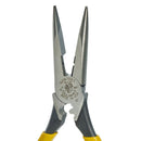 Klein Tools D203-8NCR Pliers, Long Nose Side Cutters, Strip/Crimp 8" - 3