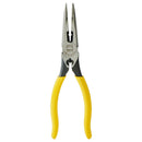 Klein Tools D203-8NCR Pliers, Long Nose Side Cutters, Strip/Crimp 8" - 4