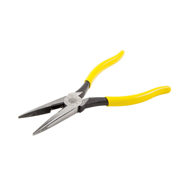 Klein Tools D203-8 Pliers, Long Nose Side-Cutters, 8" - 3