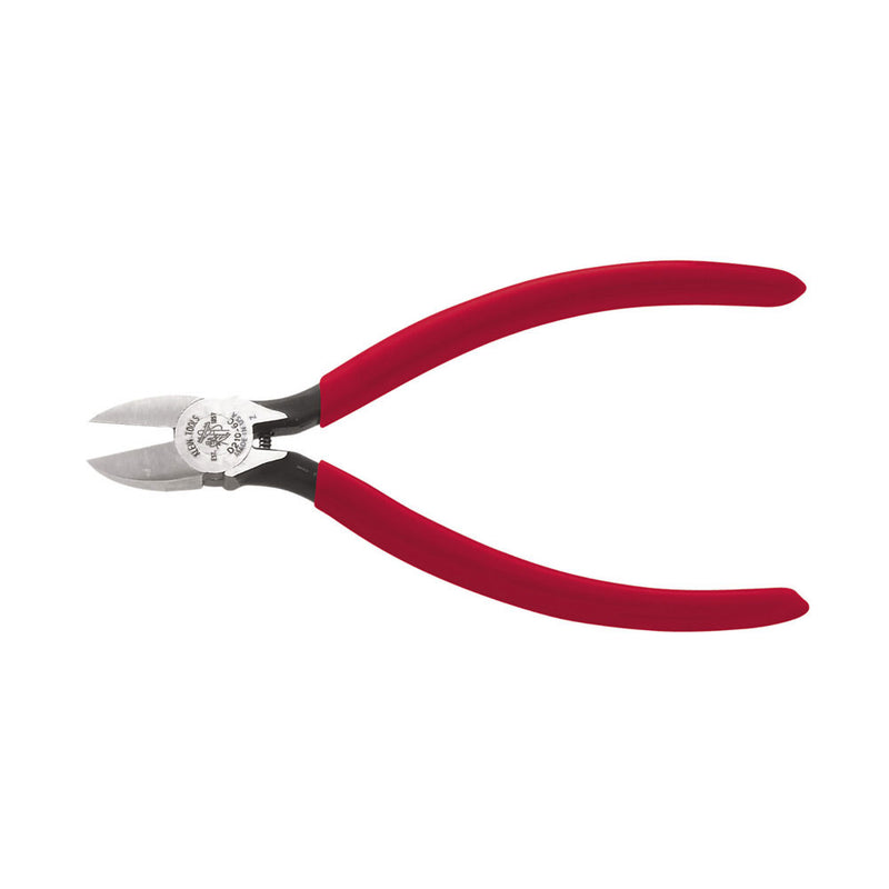 Klein Tools D210-6C Diagonal-Cutting Pliers, Semi-Flush, 6"