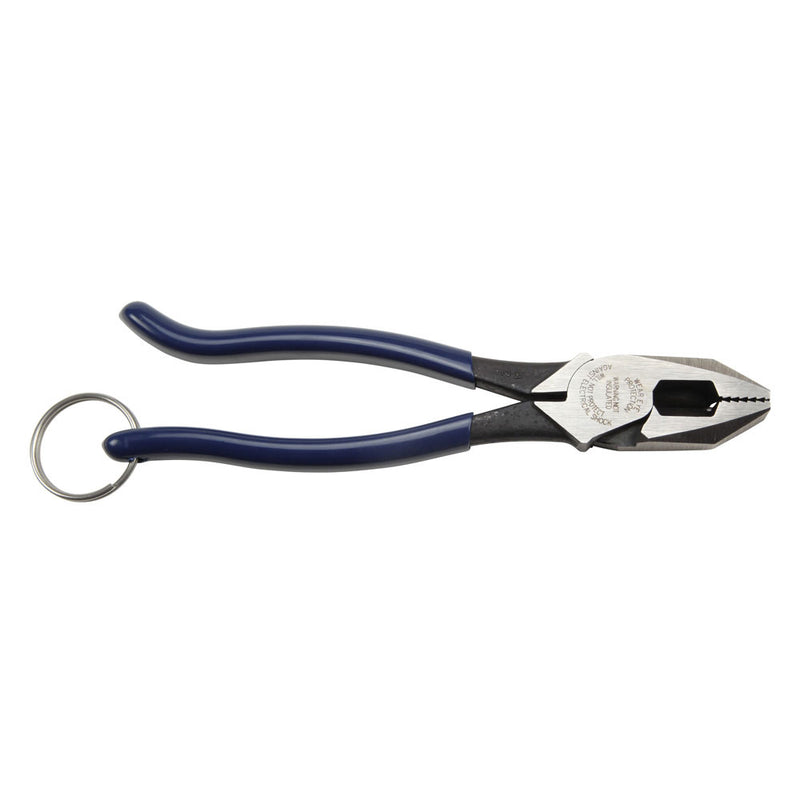 Klein Tools D213-9STT Ironworker's Pliers with Tether Ring - 2