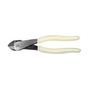 Klein Tools D248-8-GLW Diagonal-Cutting Pliers, Angled Head, Hi-Viz, 8"
