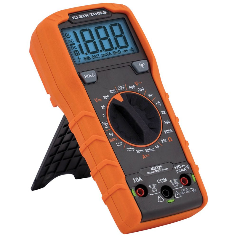 Klein MM325 Digital Multimeter, Manual-Ranging, 600V - 4