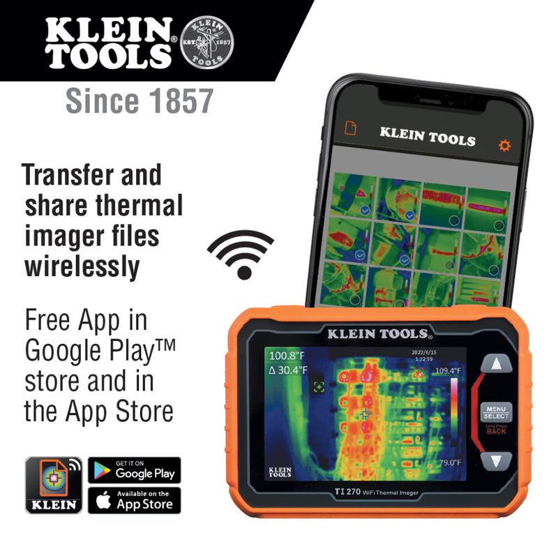 Klein TI270 Rechargeable Thermal Imager with Wi-Fi - 9