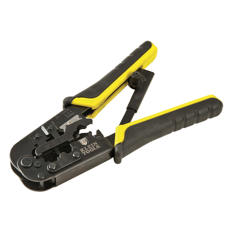 Klein Tools VDV226-011-SEN Ratcheting Data Cable Crimper / Stripper / Cutter - 2