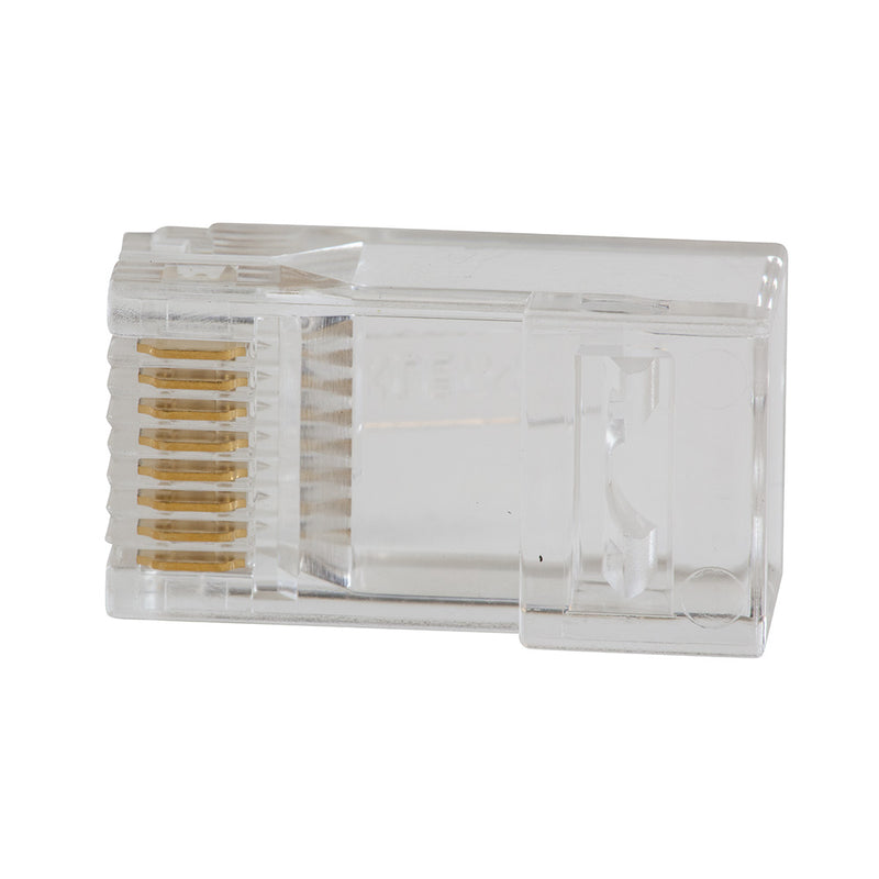 Klein VDV826-702 Pass-Thru Modular Data Plug, CAT5E, 50-Pk - 3