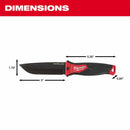 Milwaukee 48-22-1928 5" HARDLINE Fixed Blade Knife - 3