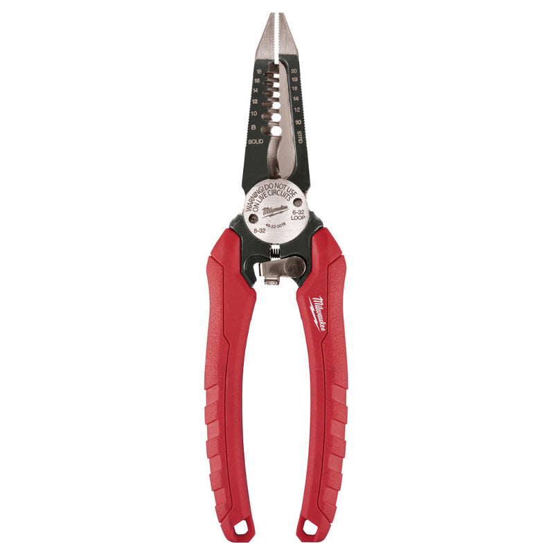 Milwaukee 48-22-3079 8GA - 20GA 6 IN 1 Combination Wire Pliers - 4