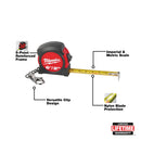 Milwaukee 48-22-5506 6ft / 2M KEYCHAIN TAPE MEASURE (Bulk) - 2