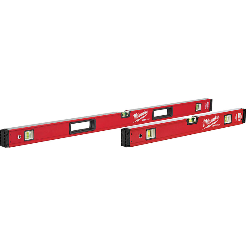 Milwaukee MLBXS48 24"/ 48" REDSTICK Box Level Set - 2