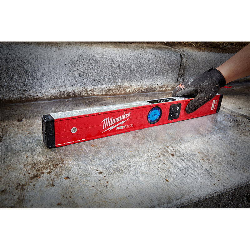 Milwaukee MLDIG24 24” REDSTICK Digital Level w/PINPOINT Measurement Technology - 6