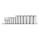 Proto J52114 3/8 Drive 13 Pc. Deep Socket Set - 6 Point
