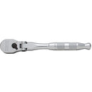 Proto J5249HTCF 3/8" Drive Flex Head 90-Tooth Pear Head Ratchet Full Polish 7"