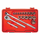 Proto J54118S 1/2" Drive 18-Piece Socket Set SAE 6 Point - 2