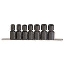 Proto J72143M 1/2" Drive 6 Point Metric Universal Impact Socket Set (7 Piece)