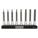 Proto J7440R8MM 1/4" Drive Metric Hex Bit Socket Set (8 Piece)