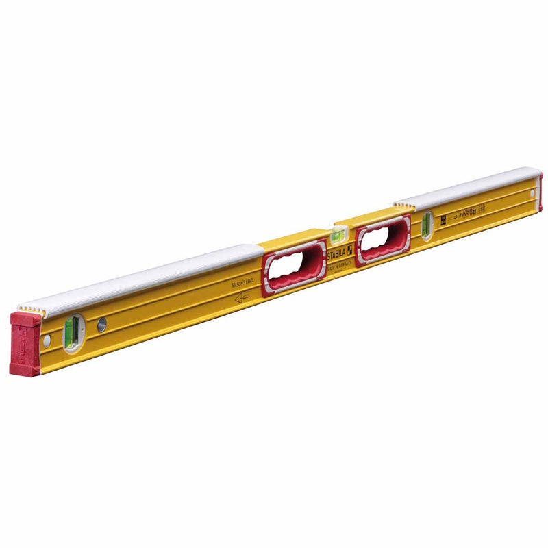 Stabila 36448 48" Mason's Level with Hand Holes and Dead Blow Shield