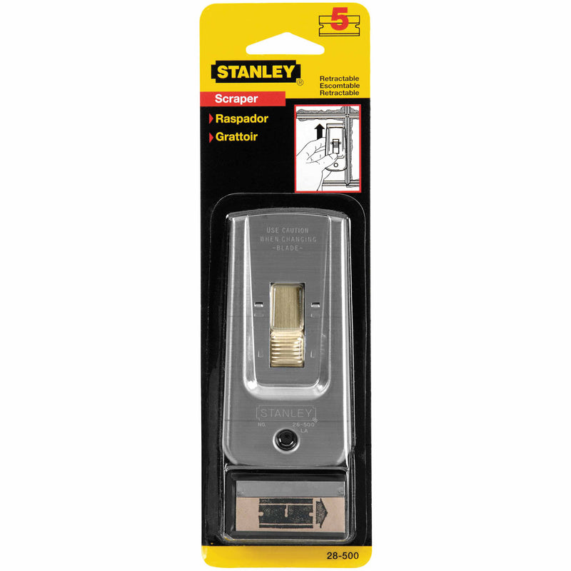 Stanley 28-500 Razor Blade Scraper w/ 5 Blades