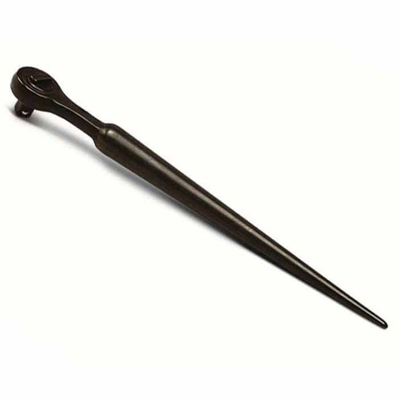 Wright Tool 4428 15" Long Consturction Spud Ratchet, 1/2" Drive, Black