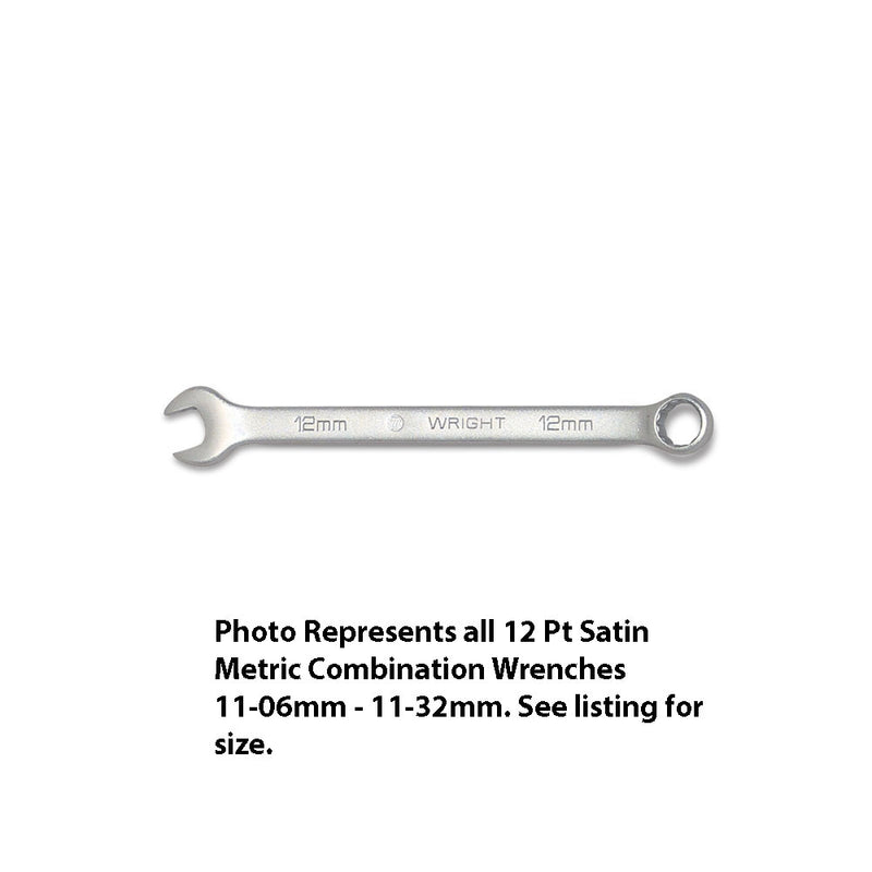 Wright Tool 11-27MM Combination Wrench WRIGHTGRIP 2.0 12 Point 27mm