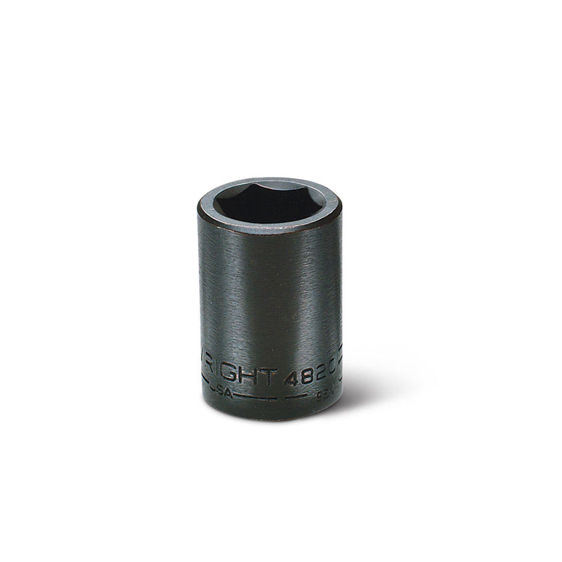 Wright Tool 4812 1/2" Drive 6 Point Standard Impact Socket 3/8"