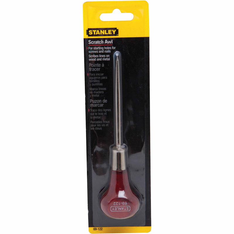 Stanley 69-122 Wood Handle Scratch Awl